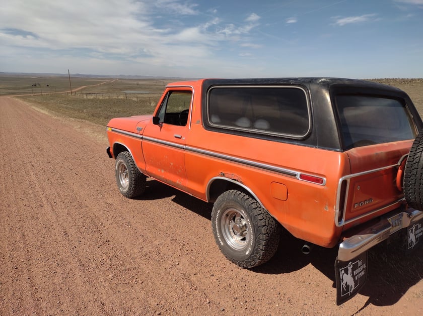 1978-1979 Orange Ford Bronco