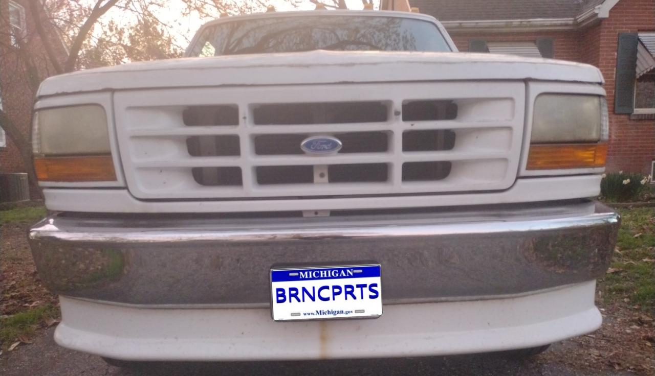 1996 Ford F350 Aer0nose Grille View