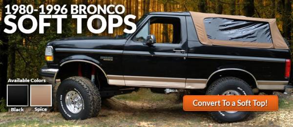 1980-1996 Bronco Softops