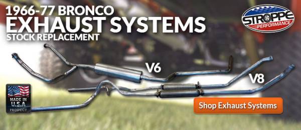 Shop Ford Bronco Replacement Exhaust Systems