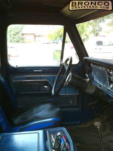 Interior drivers side
