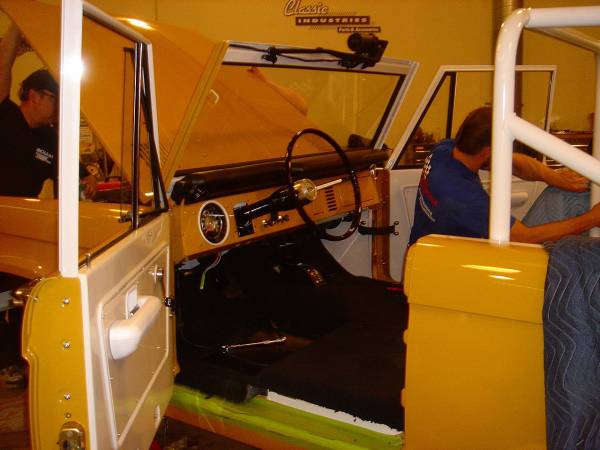Installing the roll cage