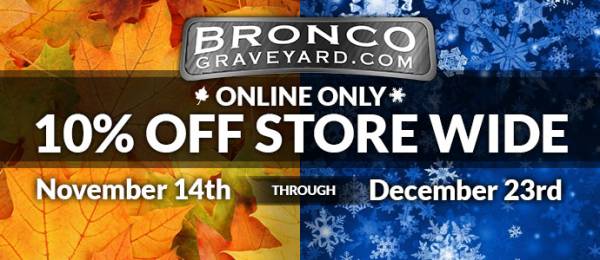 10% Off Store Wide | Nov 14 - Dec 26 | Online Only!