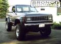 Bronco ii front end view.